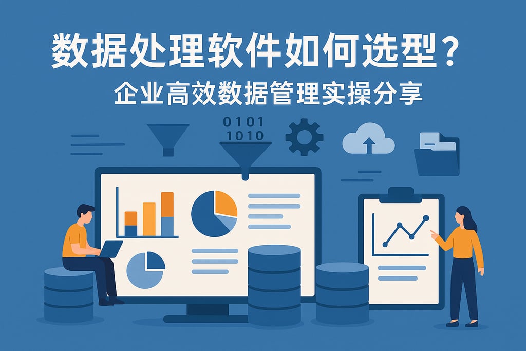 数据处理软件如何选型？企业高效数据管理实操分享