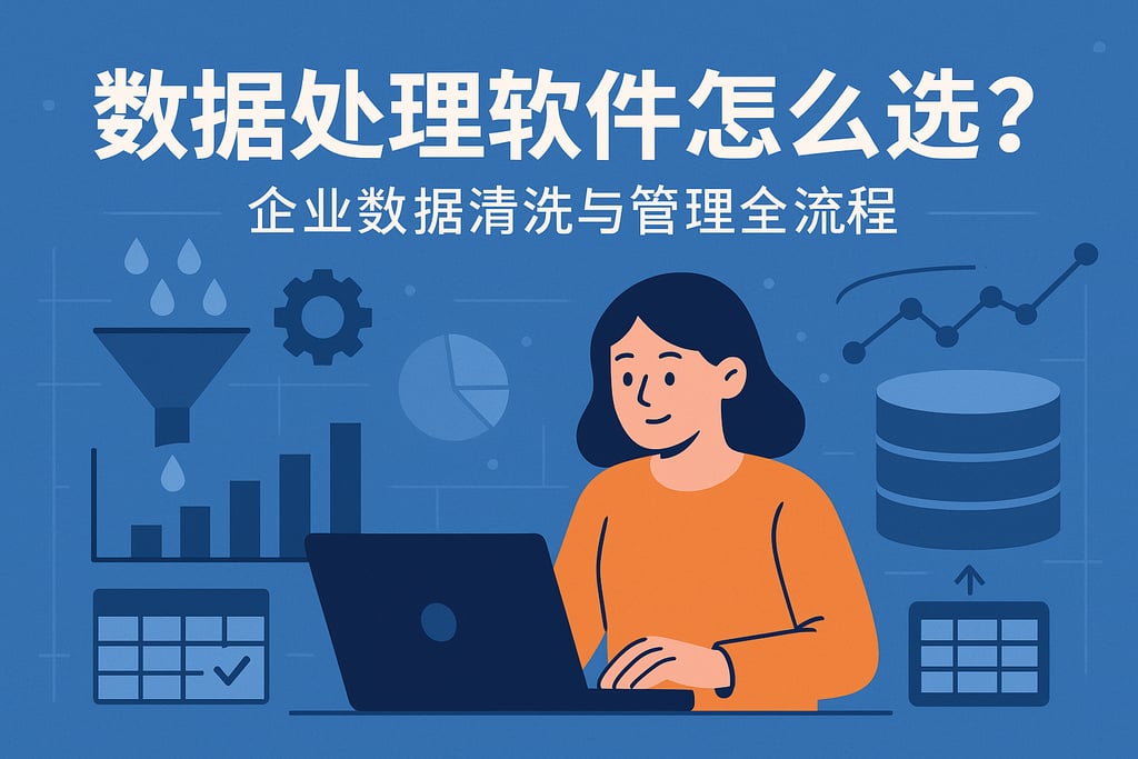 数据处理软件怎么选？企业数据清洗与管理全流程