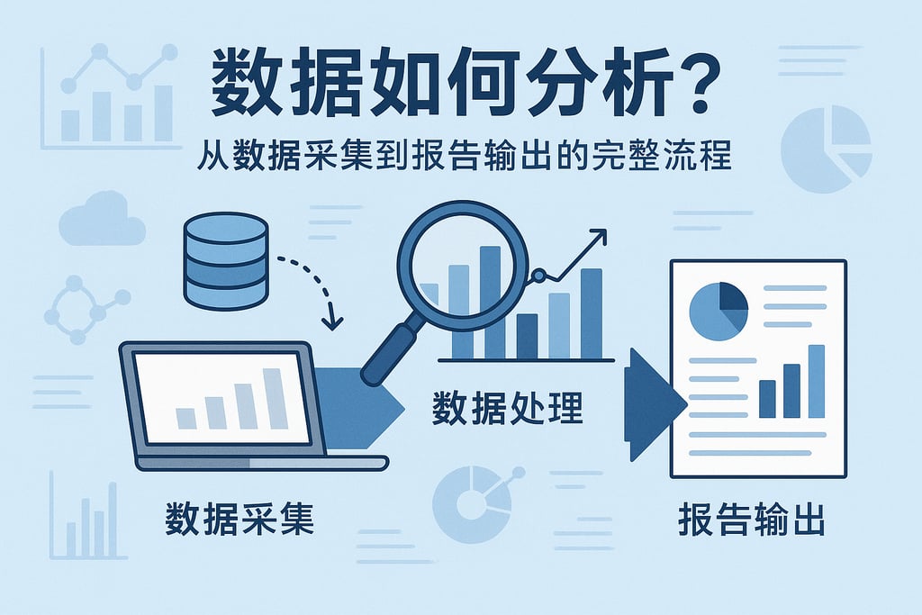数据如何分析？从数据采集到报告输出的完整流程