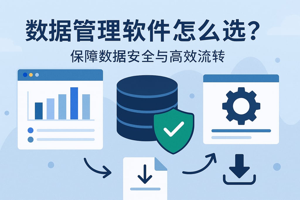 数据管理软件怎么选？保障数据安全与高效流转