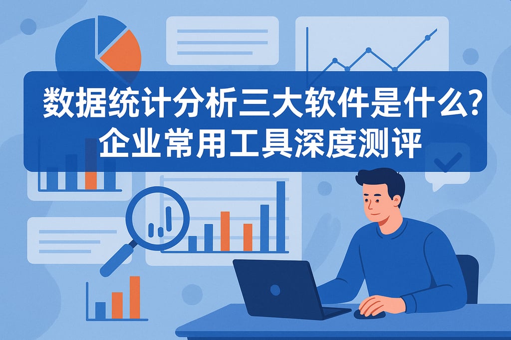 数据统计分析三大软件是什么？企业常用工具深度测评