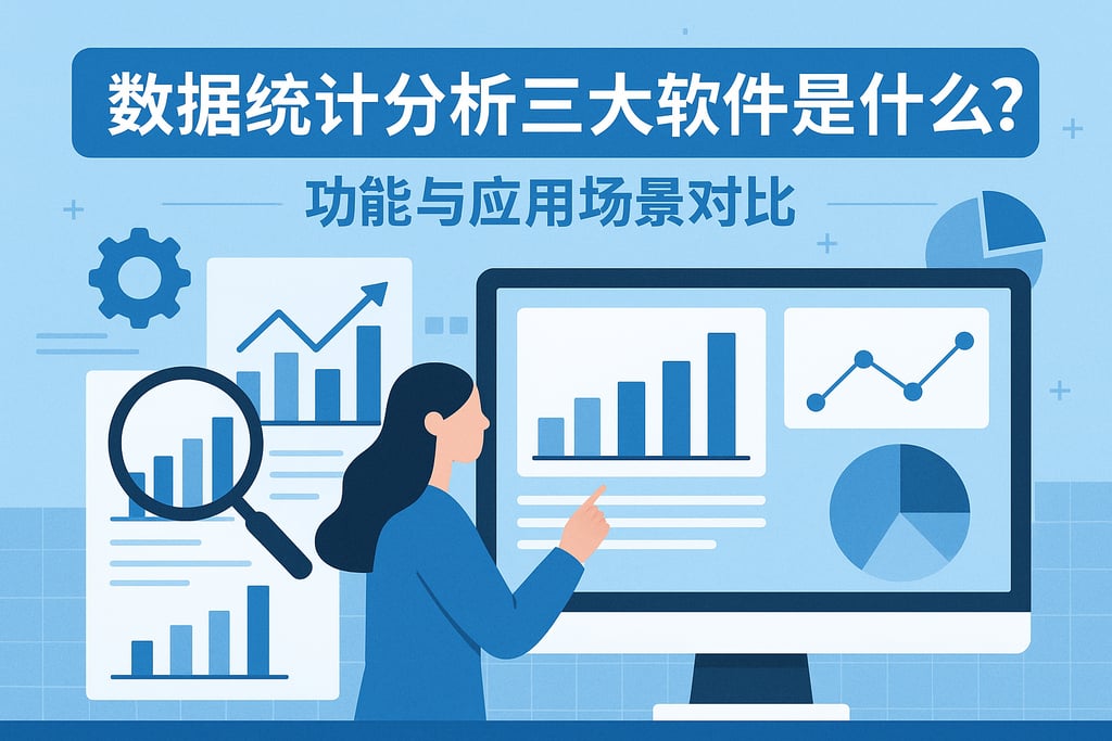 数据统计分析三大软件是什么？功能与应用场景对比