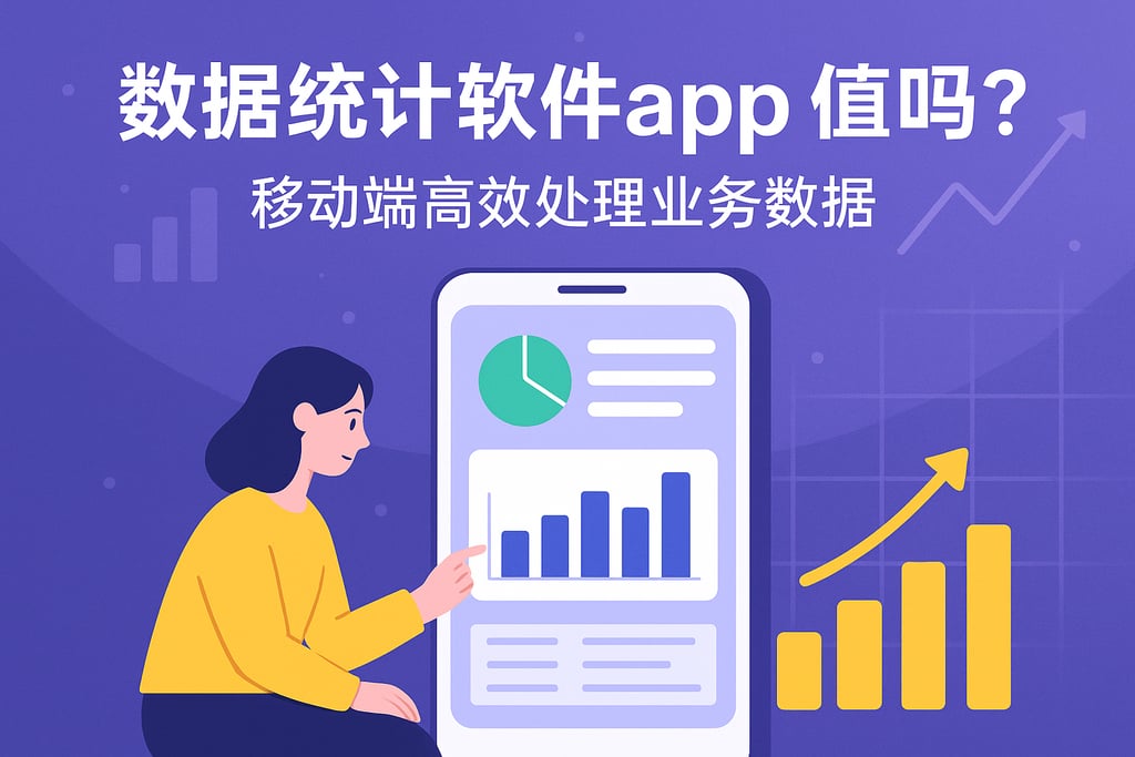 数据统计软件app值得用吗？移动端高效处理业务数据
