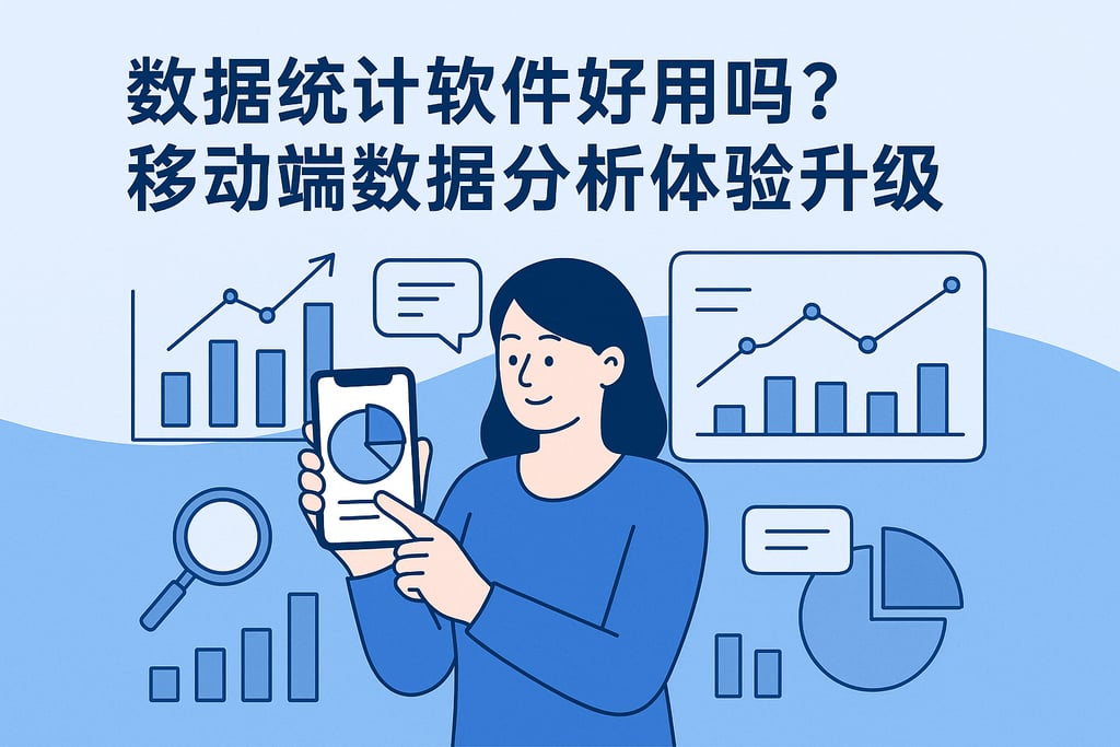 数据统计软件app好用吗？移动端数据分析体验升级