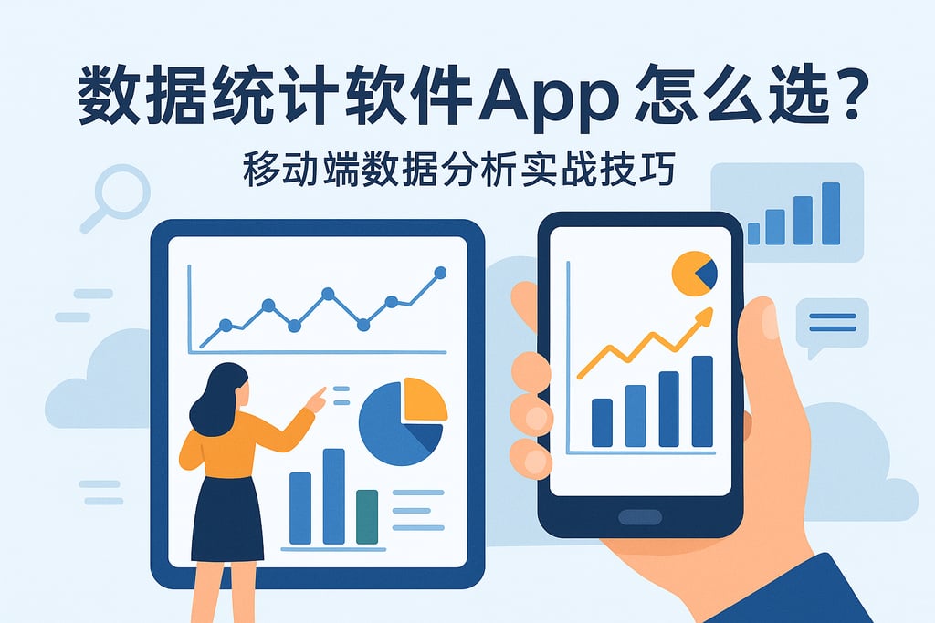 数据统计软件app怎么选？移动端数据分析实战技巧