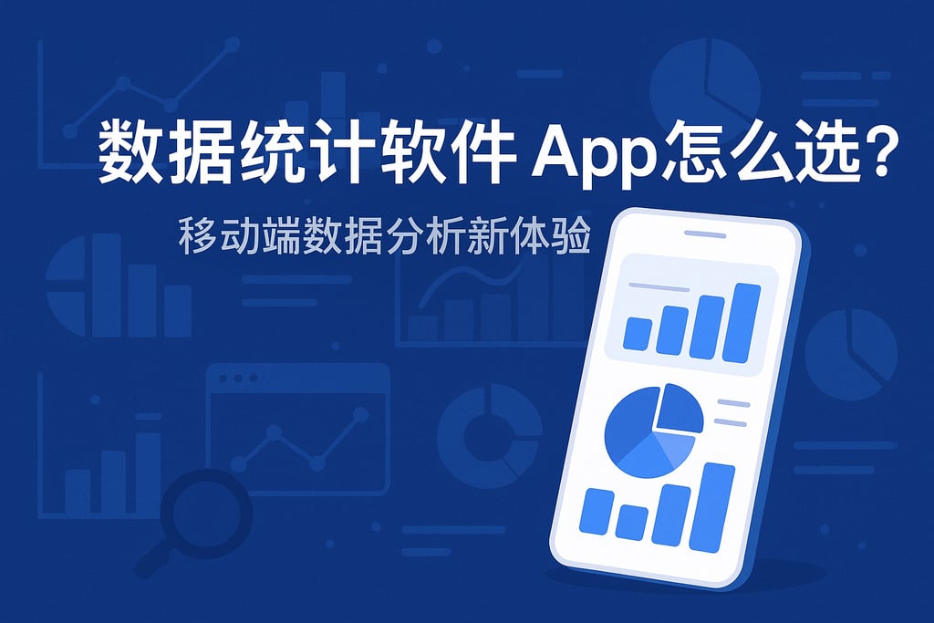 数据统计软件app怎么选？移动端数据分析新体验