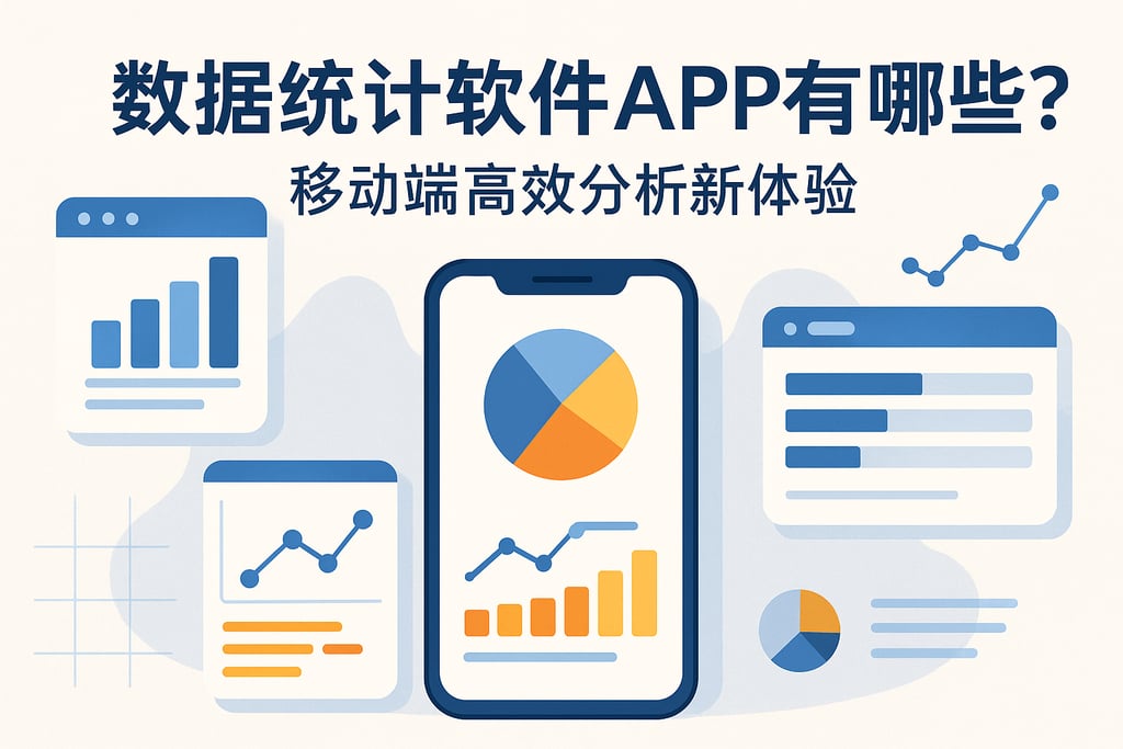 数据统计软件app有哪些？移动端高效分析新体验