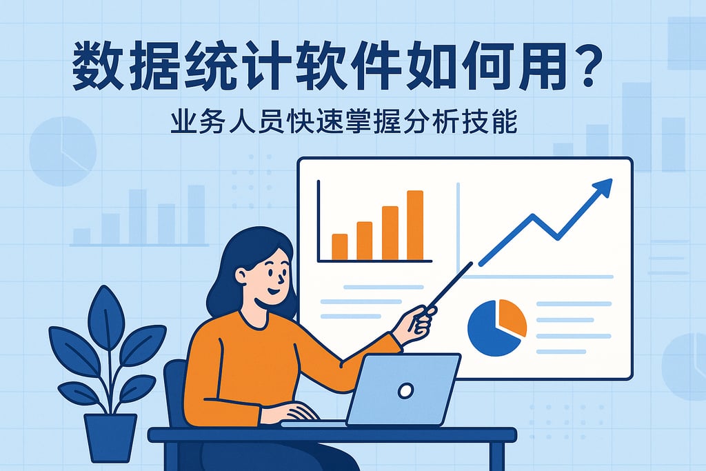 数据统计软件如何用？业务人员快速掌握分析技能