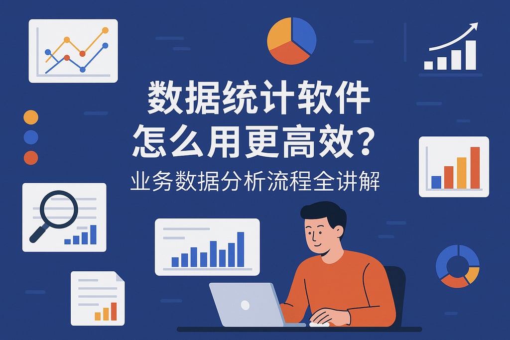 数据统计软件怎么用更高效？业务数据分析流程全讲解