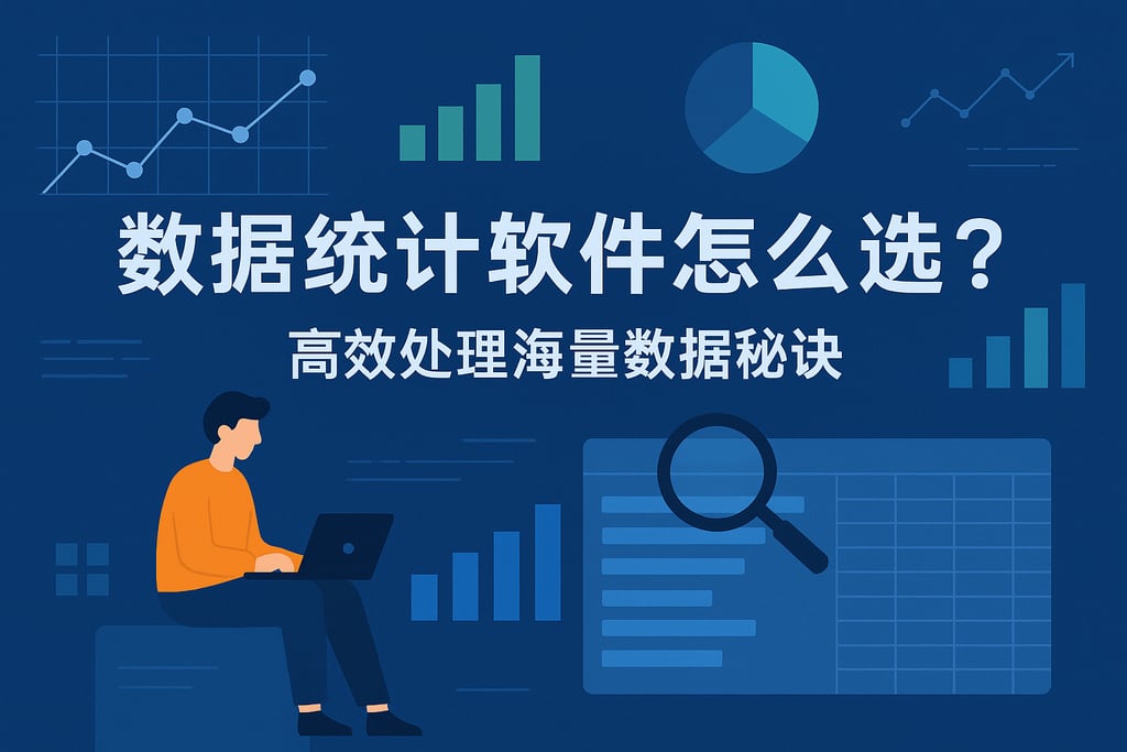 数据统计软件怎么选？高效处理海量数据秘诀
