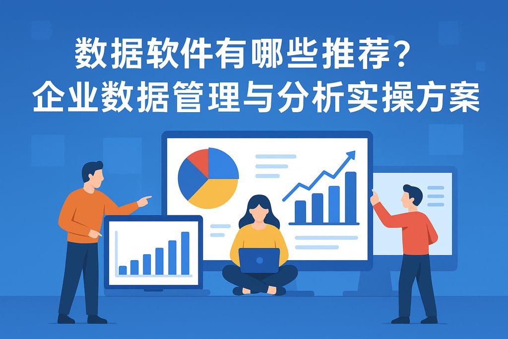 数据软件有哪些推荐？企业数据管理与分析实操方案
