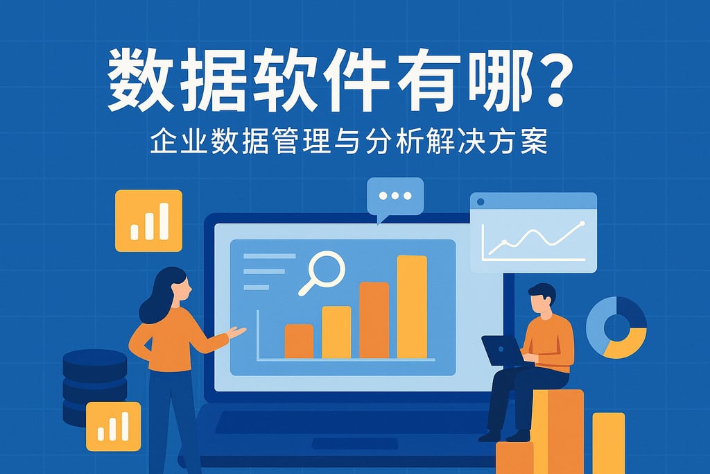 数据软件有哪些？企业数据管理与分析解决方案