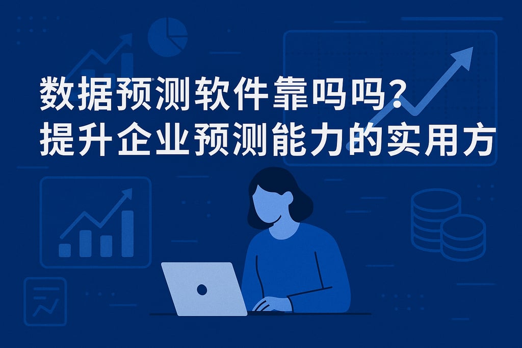 数据预测软件靠谱吗？提升企业预测能力的实用方法
