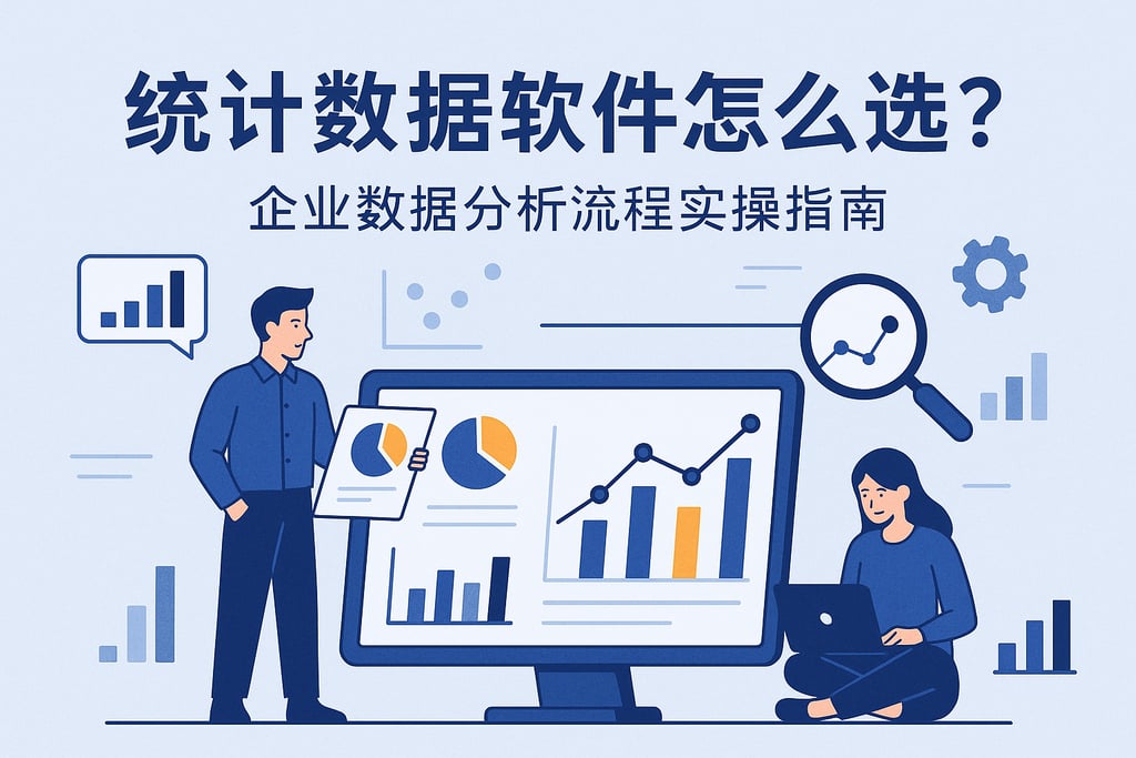 统计数据的软件怎么选？企业数据分析流程实操指南