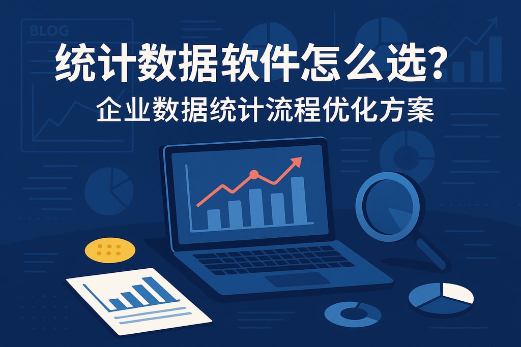 统计数据的软件怎么选？企业数据统计流程优化方案