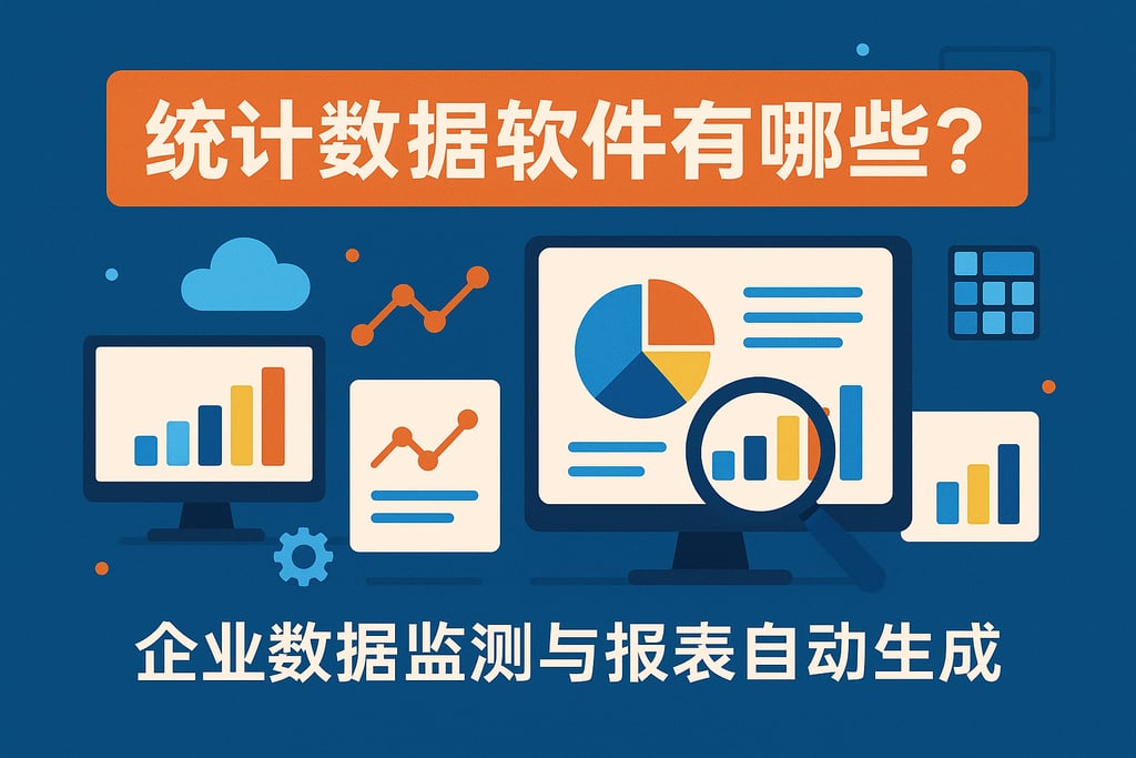 统计数据的软件有哪些？企业数据监测与报表自动生成