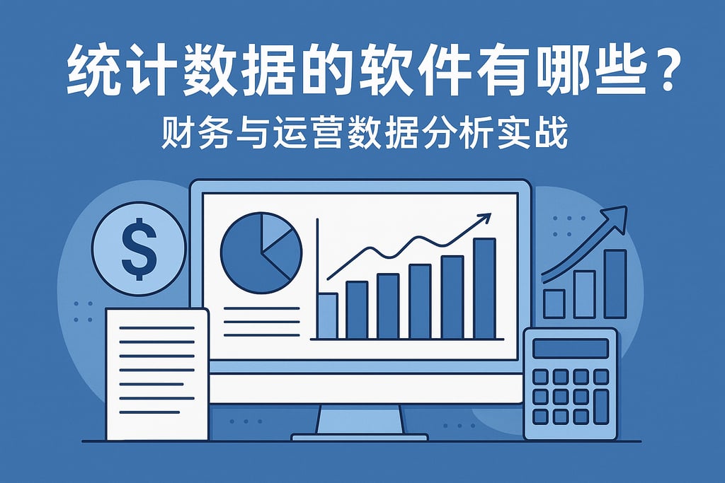 统计数据的软件有哪些？财务与运营数据分析实战
