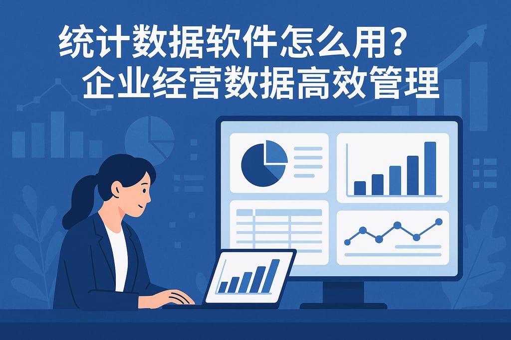 统计数据软件怎么用？企业经营数据高效管理