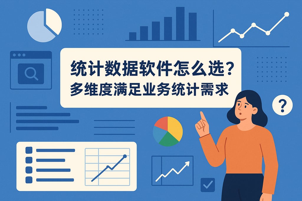统计数据软件怎么选？多维度满足业务统计需求