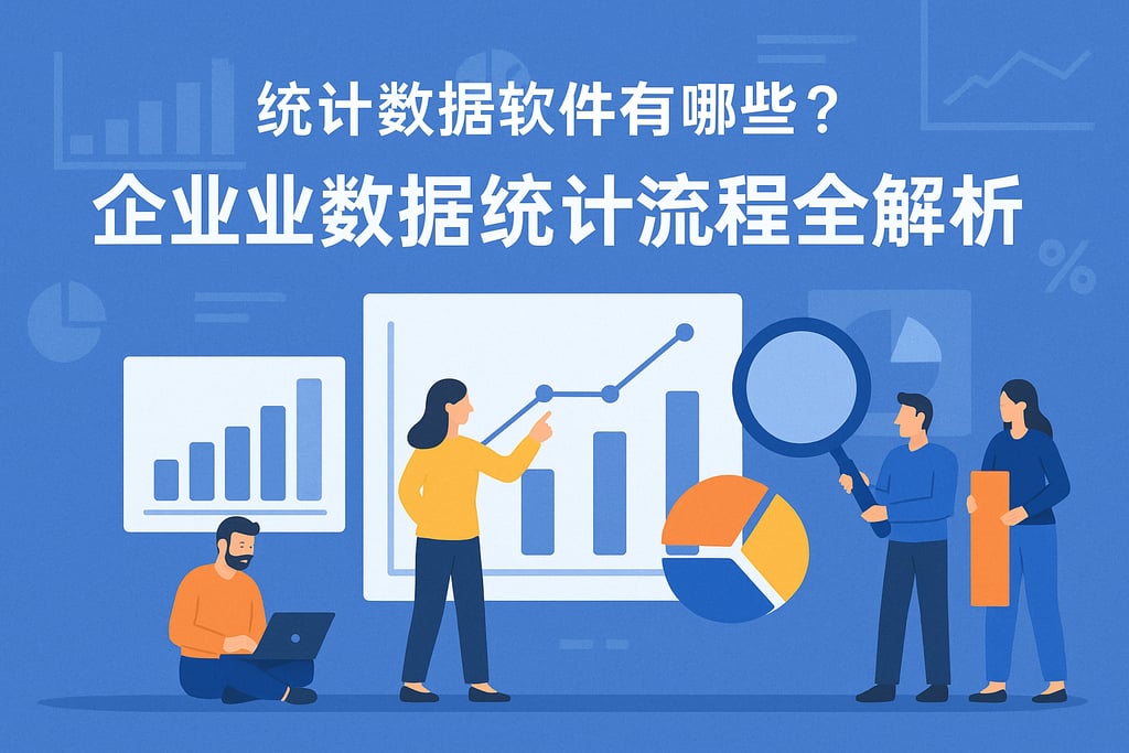 统计数据软件有哪些？企业数据统计流程全解析