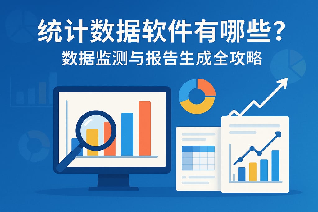 统计数据软件有哪些？数据监测与报告生成全攻略