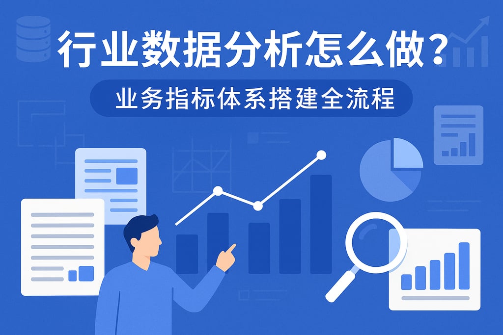 行业数据分析怎么做？业务指标体系搭建全流程