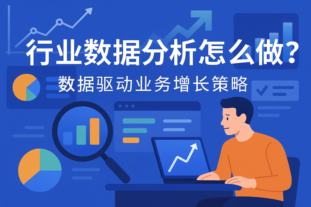 行业数据分析怎么做？数据驱动业务增长策略