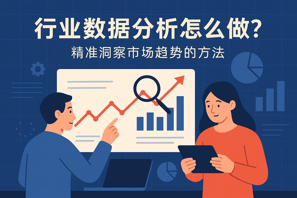 行业数据分析怎么做？精准洞察市场趋势的方法