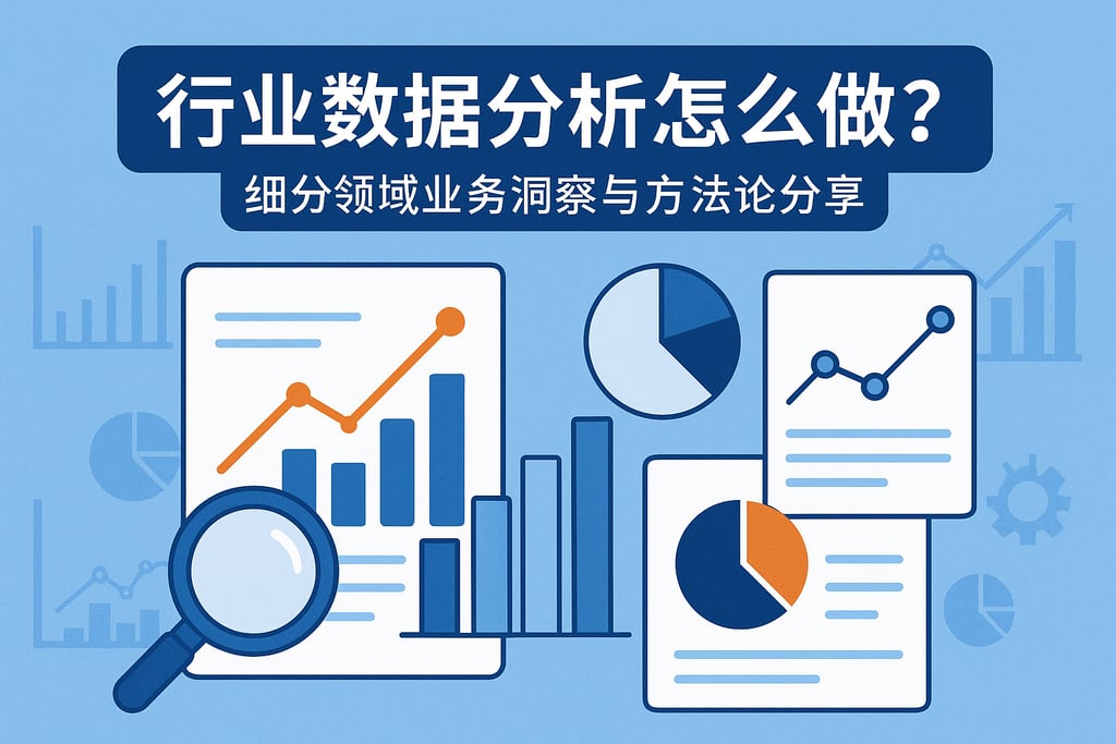 行业数据分析怎么做？细分领域业务洞察与方法论分享