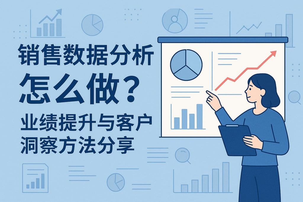 销售数据分析怎么做？业绩提升与客户洞察方法分享