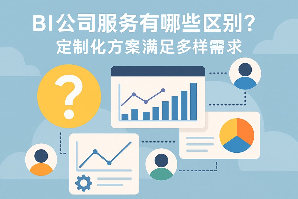 BI公司服务有哪些区别？定制化方案满足多样需求