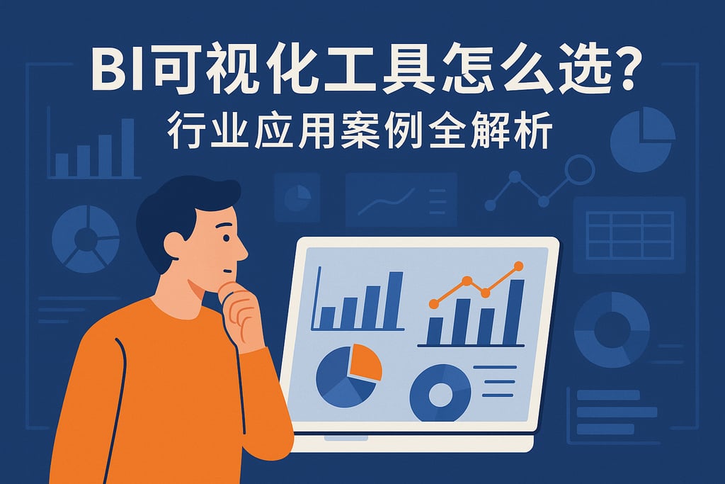 BI可视化工具怎么选？行业应用案例全解析