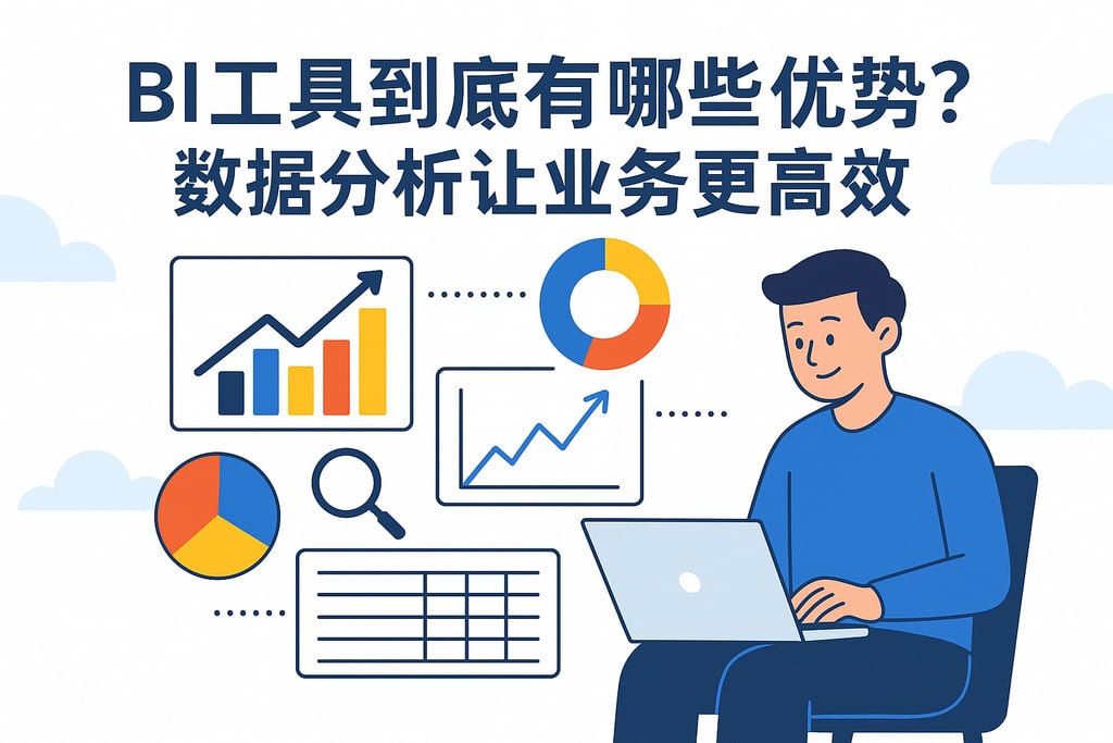 BI工具到底有哪些优势？数据分析让业务更高效