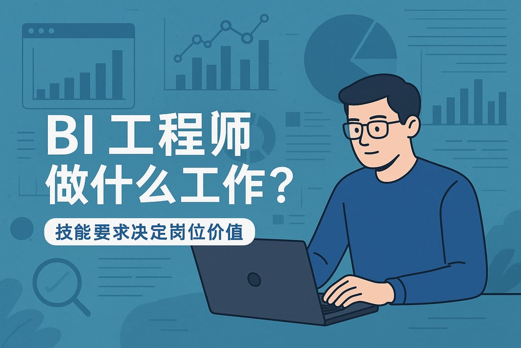 BI工程师做什么工作？技能要求决定岗位价值