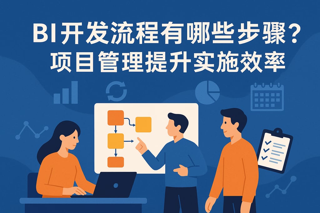 BI开发流程有哪些步骤？项目管理提升实施效率