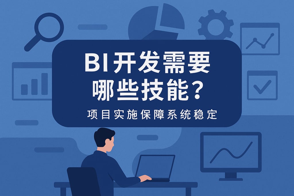 BI开发需要哪些技能？项目实施保障系统稳定