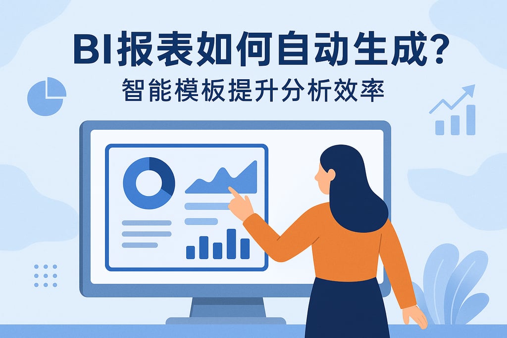 BI报表如何自动生成？智能模板提升分析效率