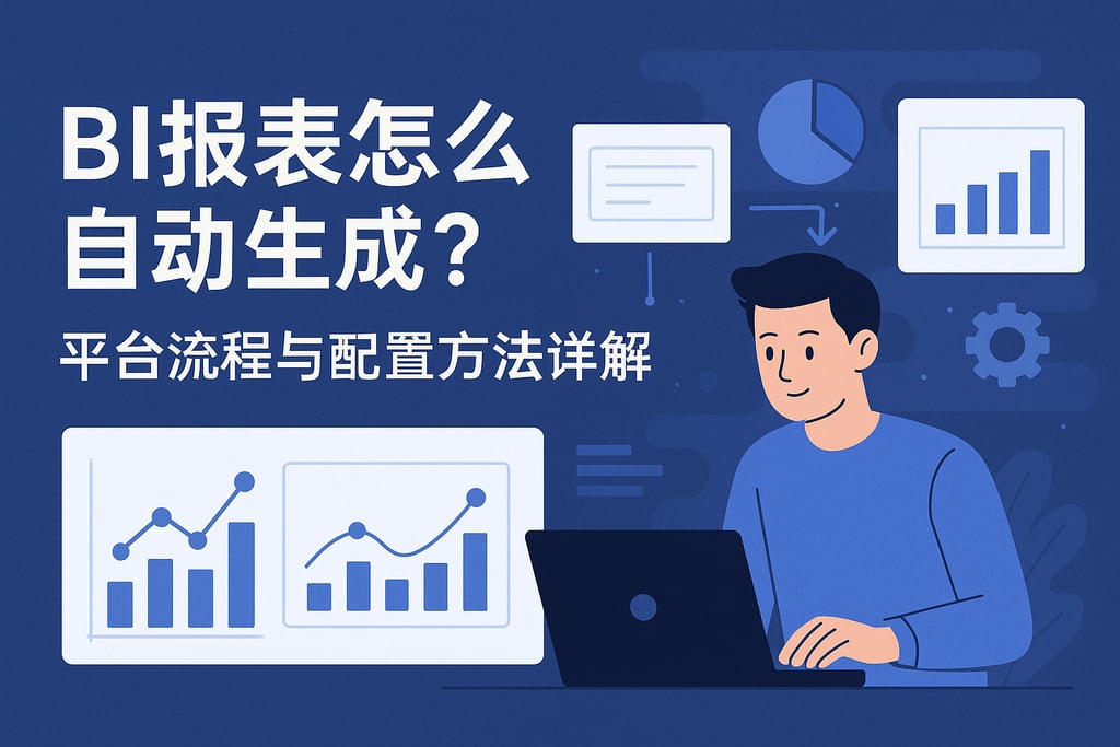 BI报表怎么自动生成？平台流程与配置方法详解