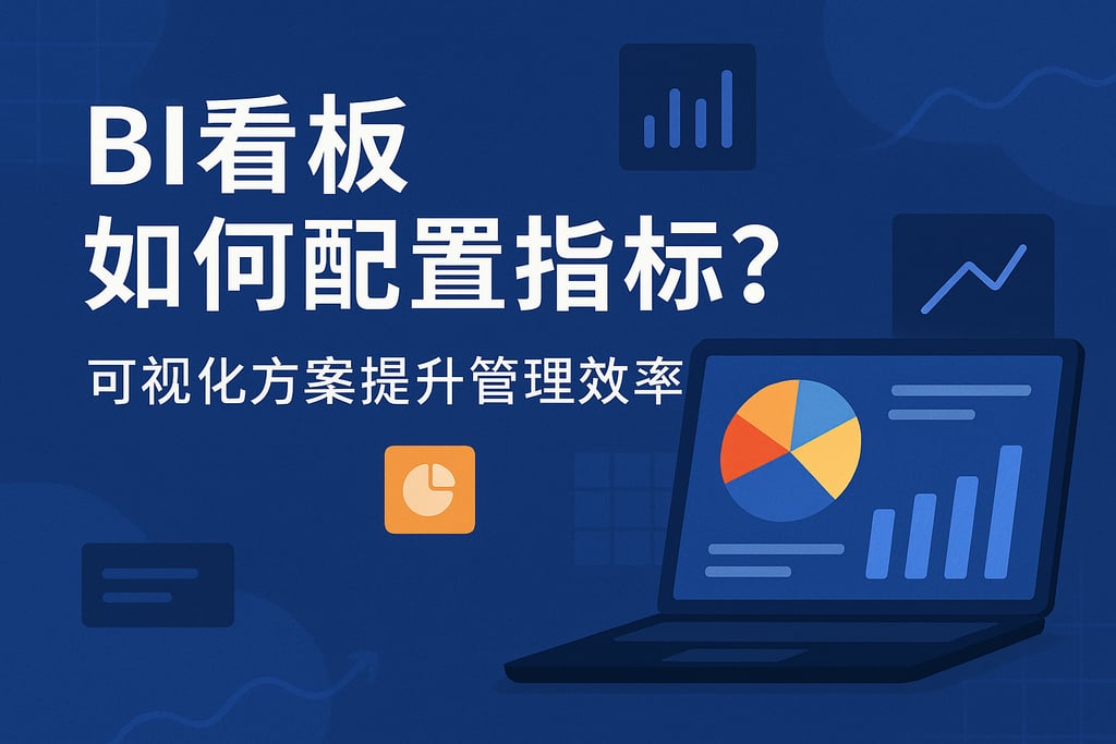 BI看板如何配置指标？可视化方案提升管理效率