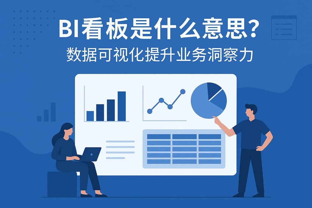 BI看板是什么意思？数据可视化提升业务洞察力