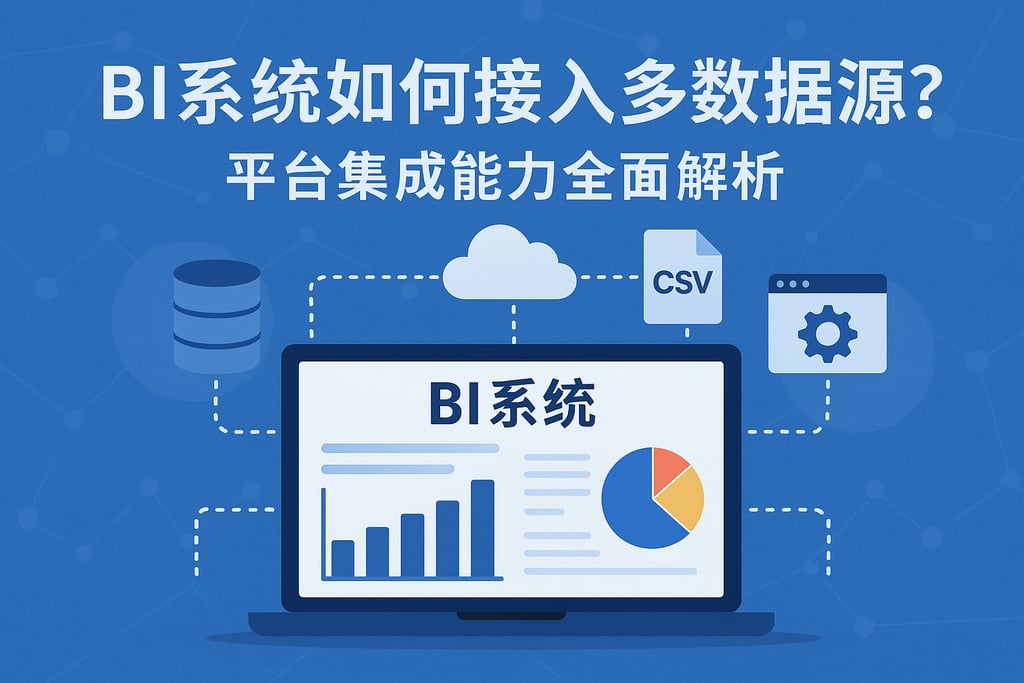 BI系统如何接入多数据源？平台集成能力全面解析