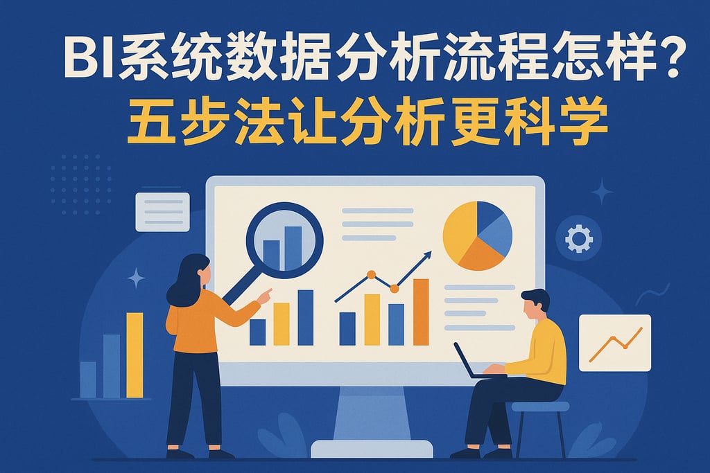 BI系统数据分析流程怎样？五步法让分析更科学