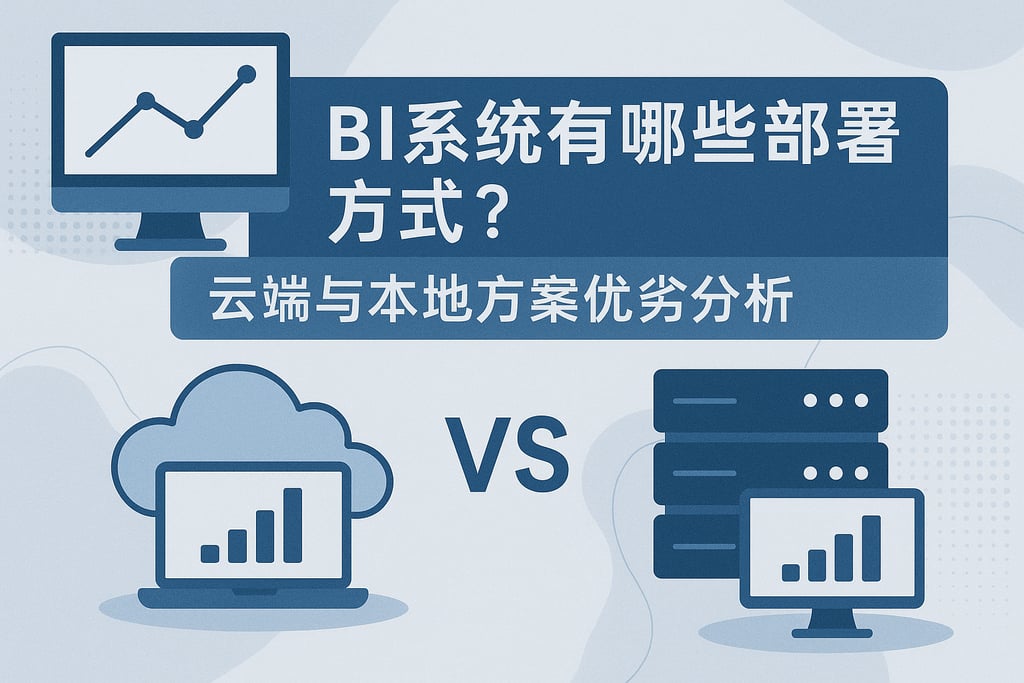 BI系统有哪些部署方式？云端与本地方案优劣分析