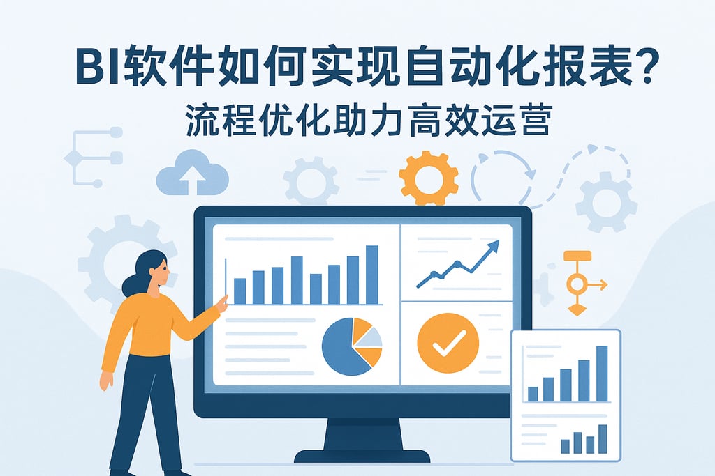 BI软件如何实现自动化报表？流程优化助力高效运营
