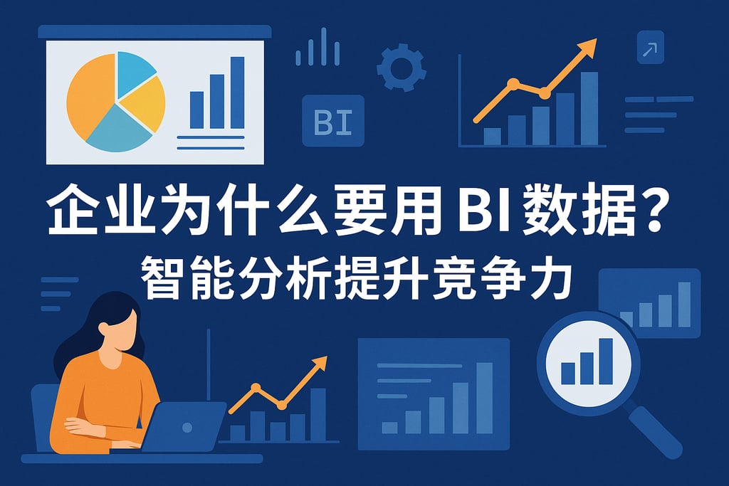企业为什么要用BI数据？智能分析提升竞争力