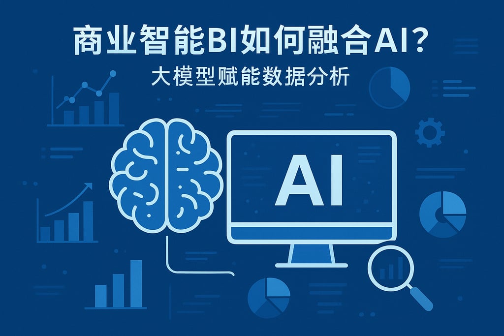 商业智能BI如何融合AI？大模型赋能数据分析