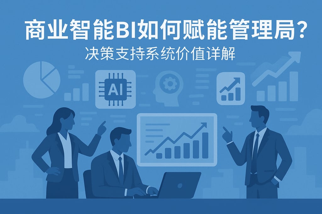 商业智能BI如何赋能管理层？决策支持系统价值详解