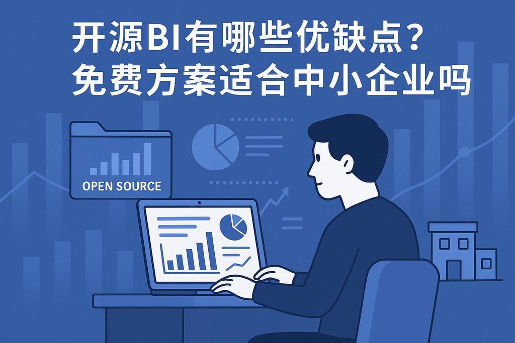 开源BI有哪些优缺点？免费方案适合中小企业吗