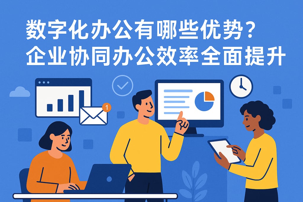 数字化办公有哪些优势?企业协同办公效率全面提升 - FineBI数据分析知识库