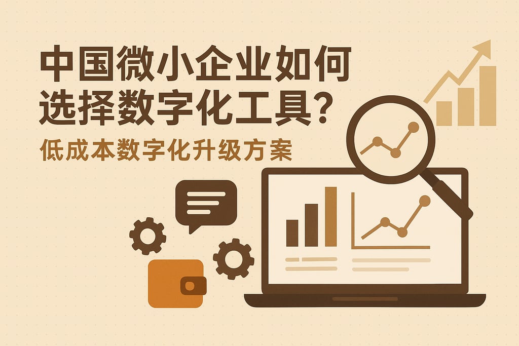 中国微小企业数字化工具如何选择？低成本数字化升级方案